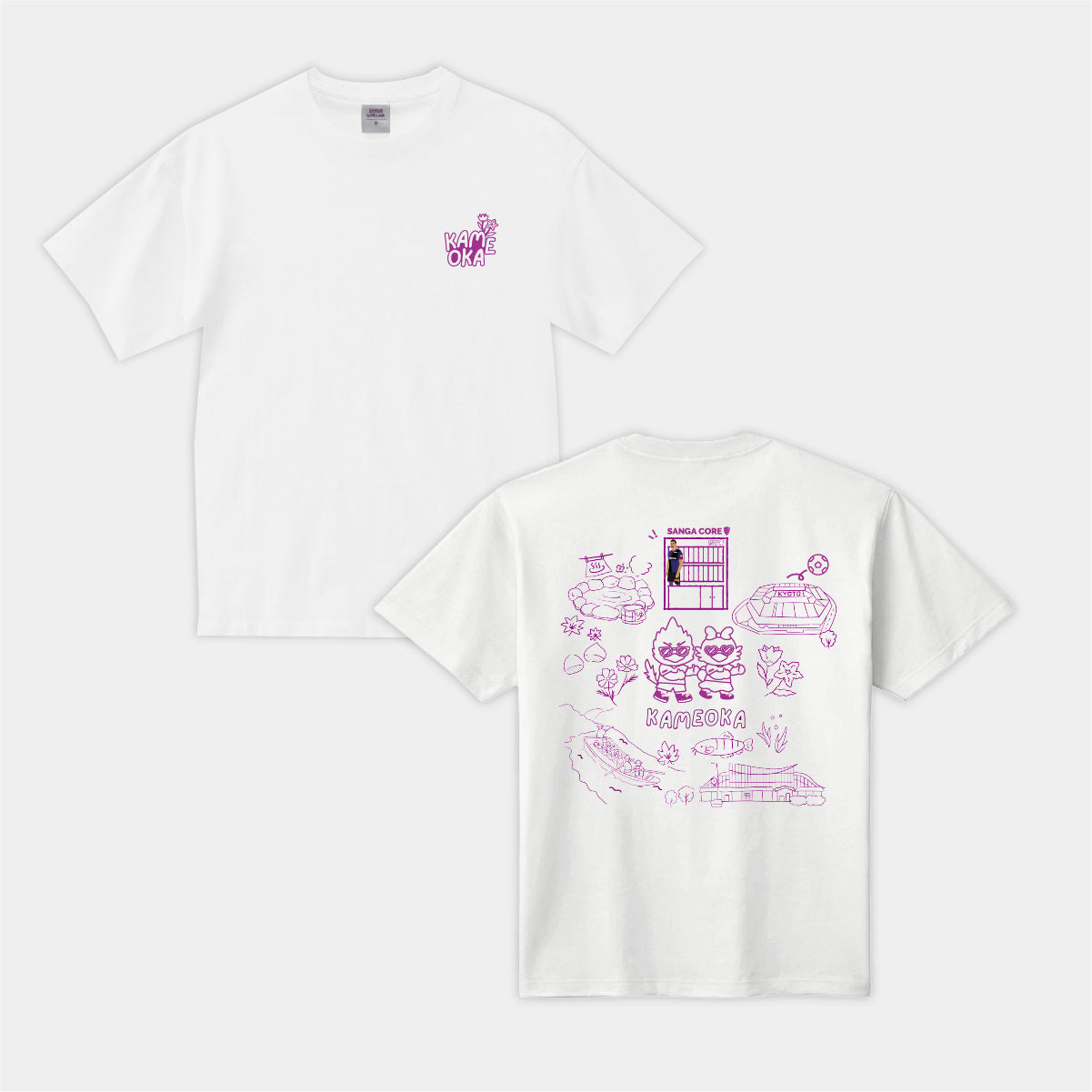 KAMEOKA × SANGA LIFE LAB. Tシャツ